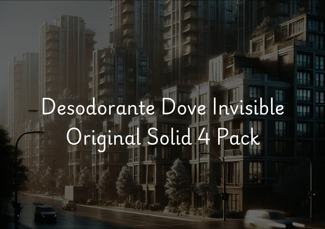 Desodorante Dove Invisible Original Solid 4 Pack