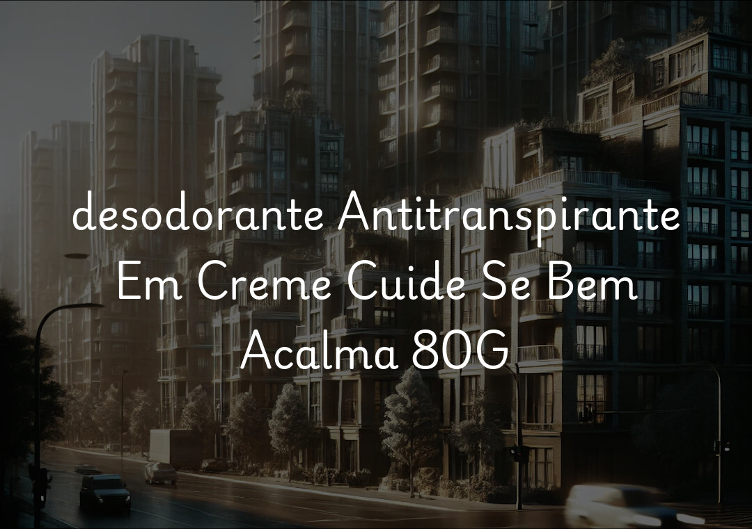 desodorante Antitranspirante Em Creme Cuide Se Bem Acalma 80G
