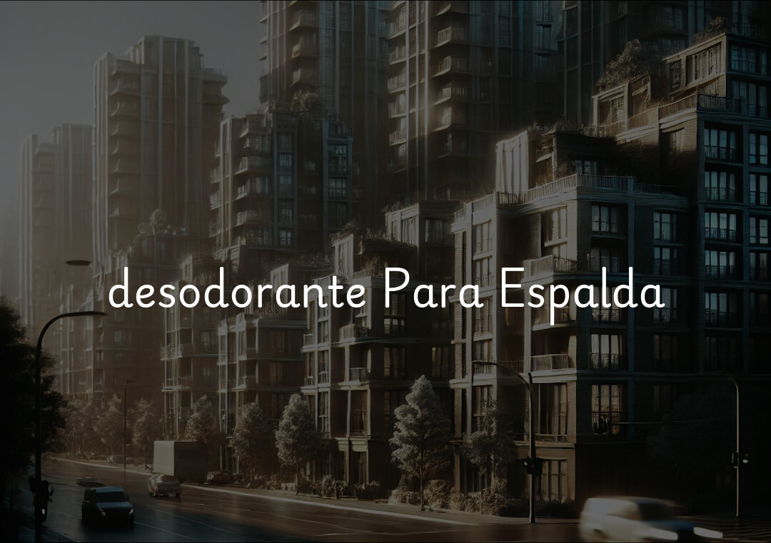 desodorante Para Espalda